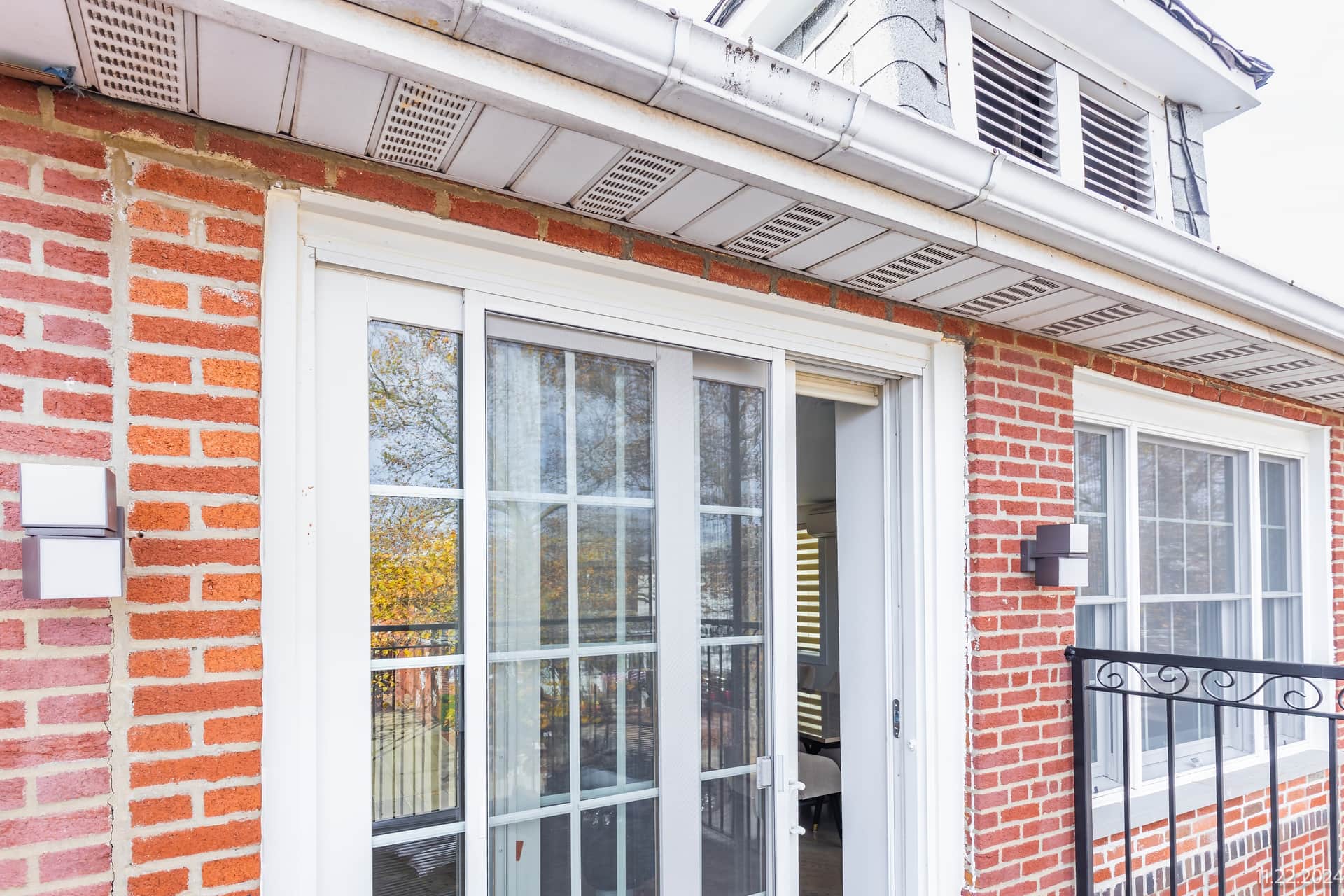 High-resolution frontage assessment for an OpenDoors360 pre-construction survey report documenting existing conditions in New York City.
